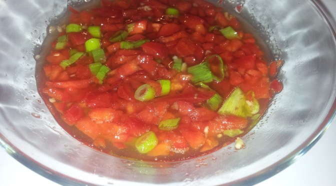 All natural chilli dipping sauce