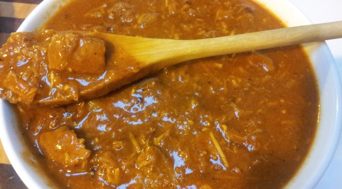 Sweet beef curry: Paleo, gluten and dairy free
