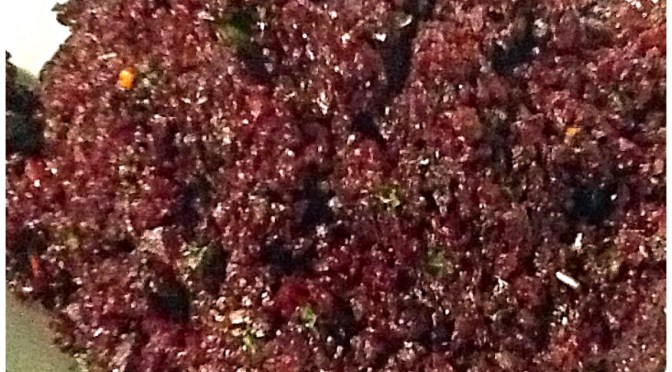 Chunky Beetroot and Kale puree