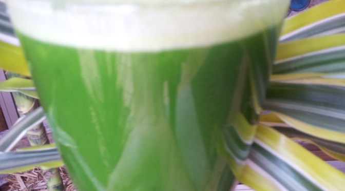 Refreshing green juice