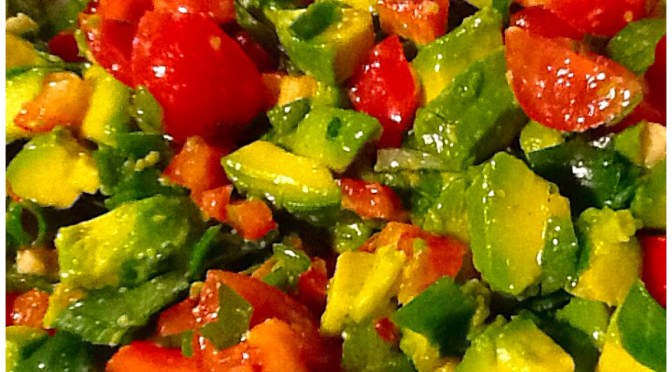 Chunky Guacamole Salad